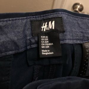 H&M Size US 32R Navy pants